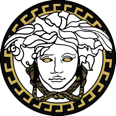 versace lion logo|versace medusa logo.